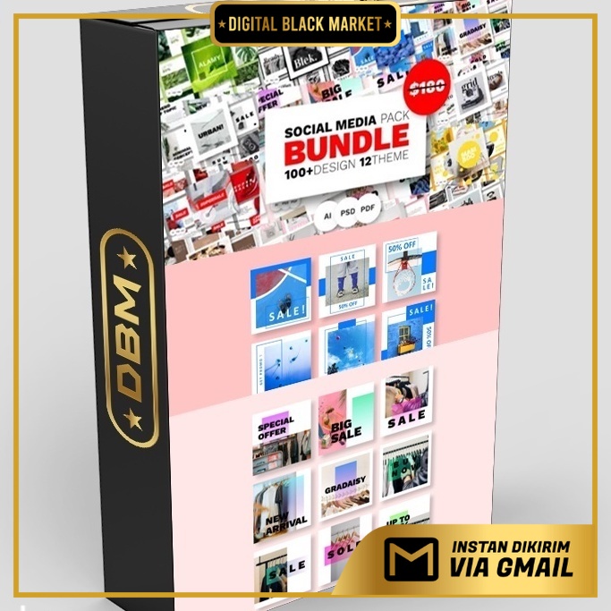 Social Media Bundle Vol 03 - Photoshop &amp; Illustrator