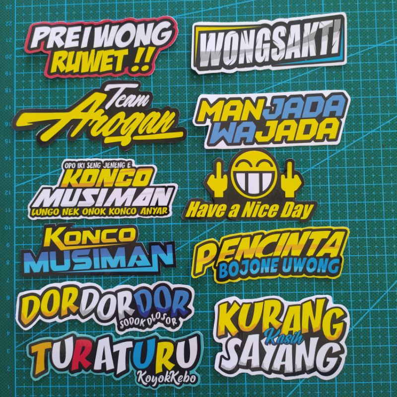 

Stiker Vynil Custom