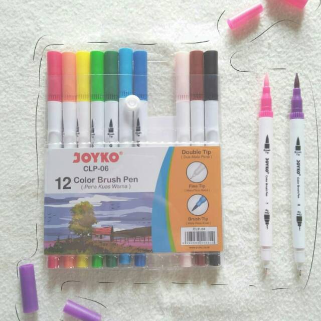 

Joyko Brushpen Set isi 12