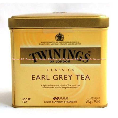 Twinings Early Grey Tea Classic loose Tea kaleng kuning Teh Twining 100gr