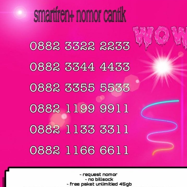 nomor cantik smartfren