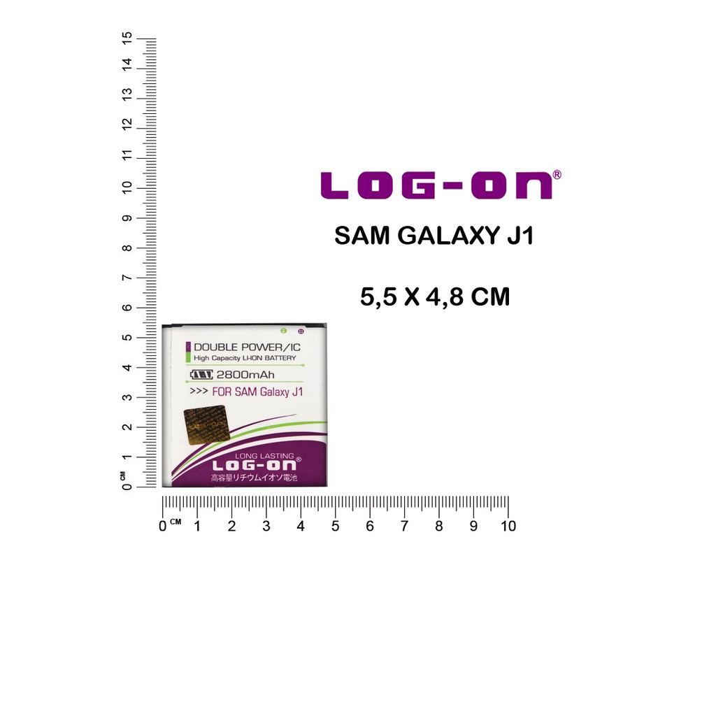 BATERAI SAMSUNG J1 BATRE DOUBLE POWER BATTERY LOG-ON