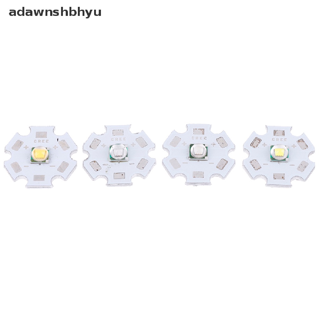 [adawnshbhyu] Cree XML2 XM-L2 10W Putih Merah Hijau Biru Kuning chip LED Daya Tinggi+PCB 16/20mm