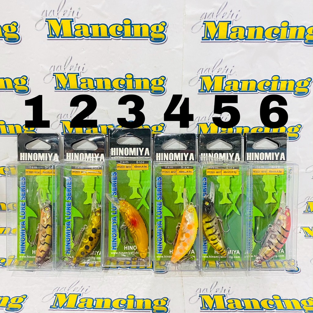 UMPAN PANCING HINOMIYA PREMIUM PF2531 - 6613 - 48MM - 4.5GR