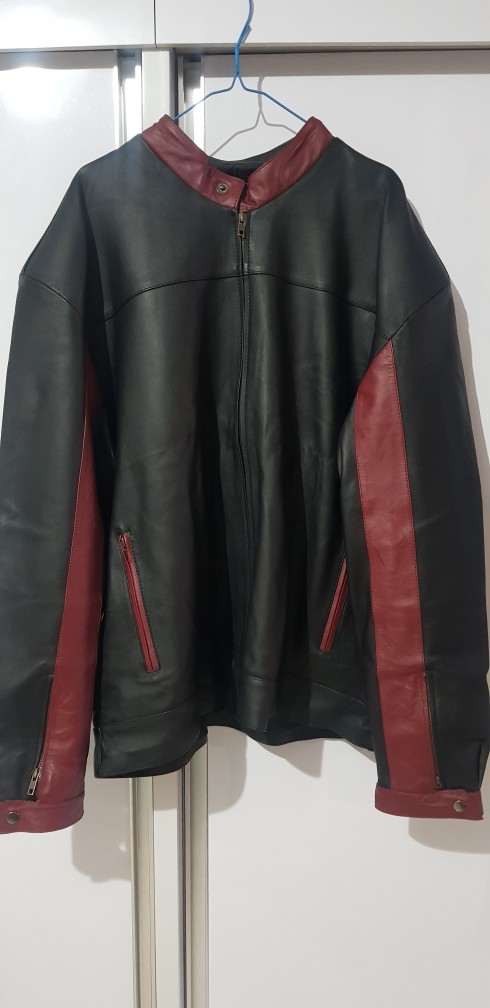 Jaket Kulit Ra Leather Mf1010 Batman Shopee Indonesia