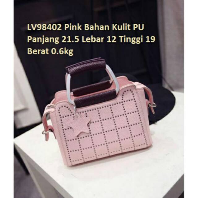 Tas Slempang Impor Wanita LV98402 Pink