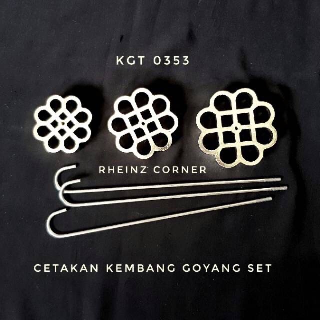 Cetakan Kembang Goyang Set 3