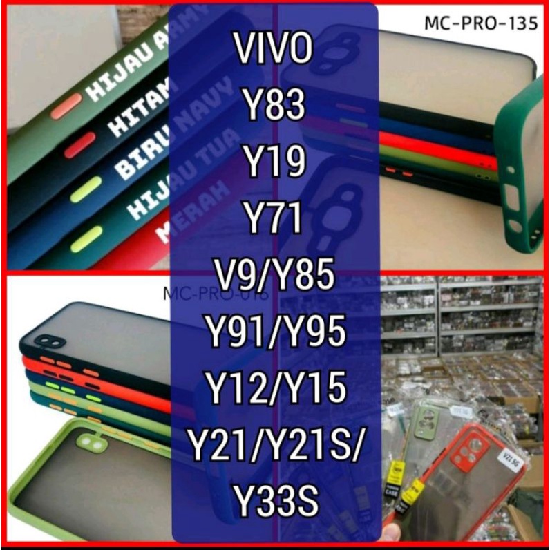 SLIKON/CASE SOFT VIVO Y83/Y19/Y71/Y9/Y85/Y21/Y91/Y95/Y21S/Y12/Y15/Y33S MY CHOICE CASE