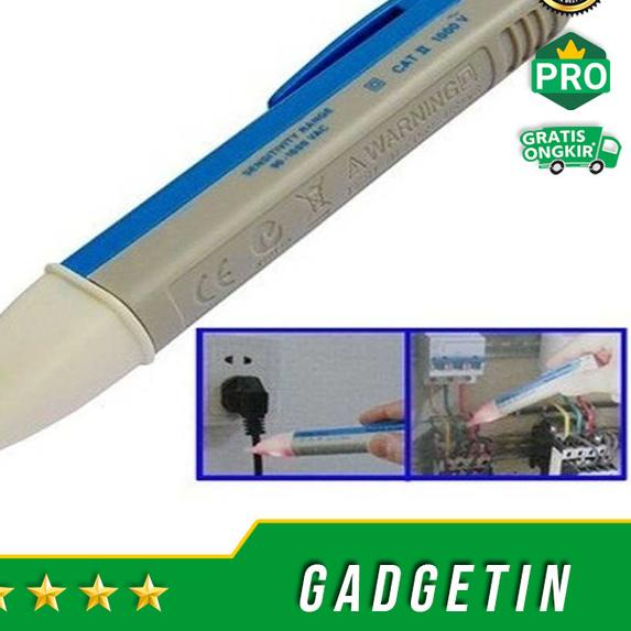 Tespen Listrik Canggih non Contact / non Digital Anti Kesetrum - Biru Muda