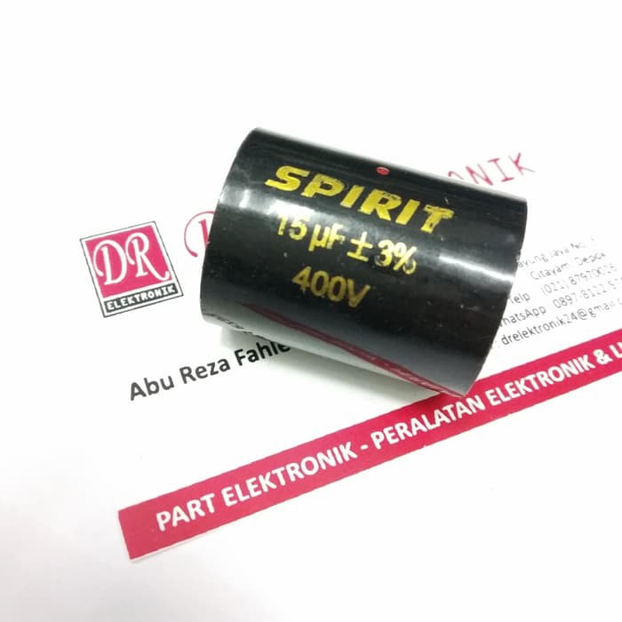 Kapasitor nonpolar bagus Spirit 15uf 15 uf 15mikro mikro 400v 400 volt
