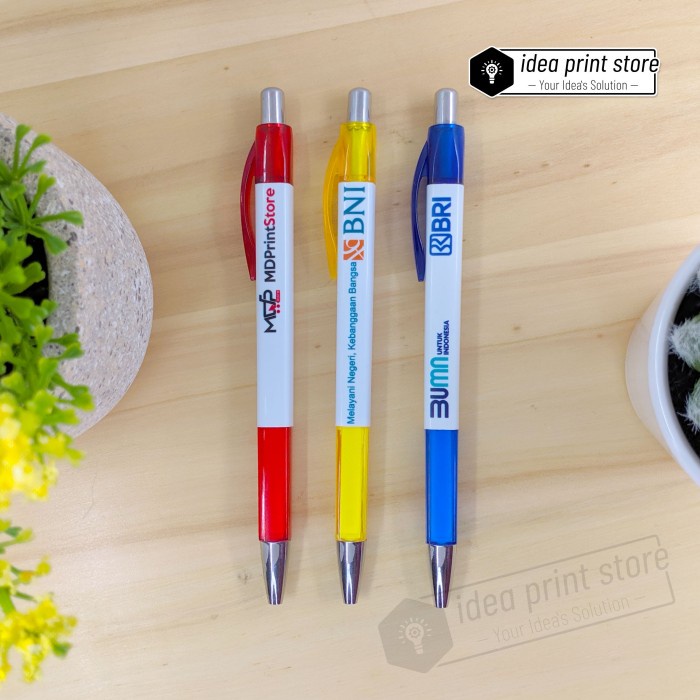 

PULPEN PRINT CUSTOM BALLPOINT CARINEX PROMOSI SOUVENIR IDEAPRINTSTORE