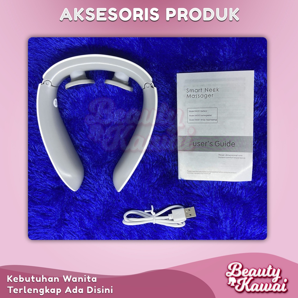 Alat Pijat Elektrik Kesehatan Leher 6 Mode Massage Rechargeable