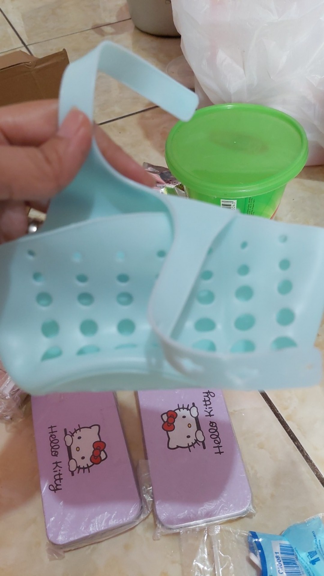 Gantungan Kran Tempat Sabun Sikat Spons Di Wastafel Dapur Multifungsi Cuci Piring