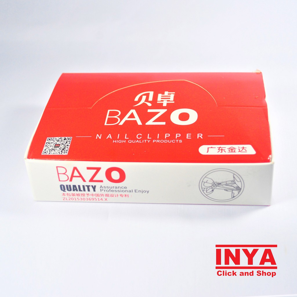 GUNTING KUKU BAZO STAINLESS NAIL CLIPPER BESAR BOX - LUSIN