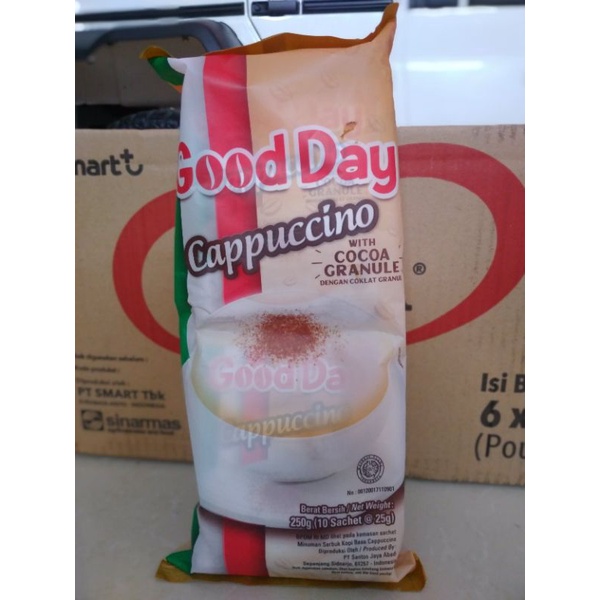 

GOOD DAY CAPPUCINO COCOA GRANULE 250g 10 sachets
