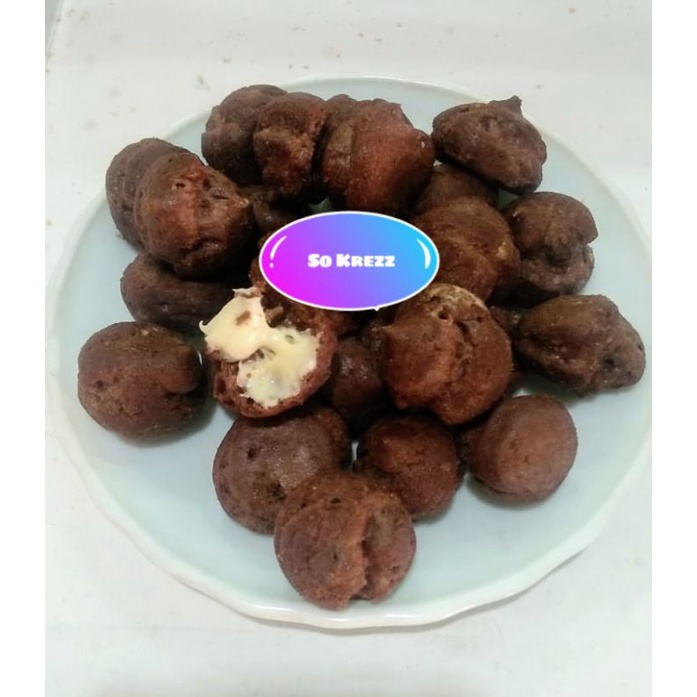 

soes bulat isi cream vanila 250gram/soes cream vanila arjuna