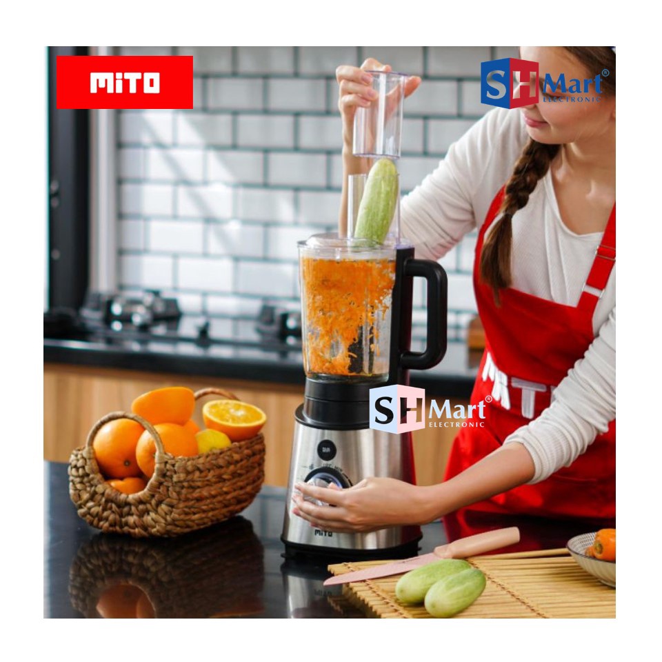 MITO FOOD PROCESSOR &amp; BLENDER ALL IN ONE BL100 / BL-100 OMNI BLADE GARANSI RESMI (MEDAN)