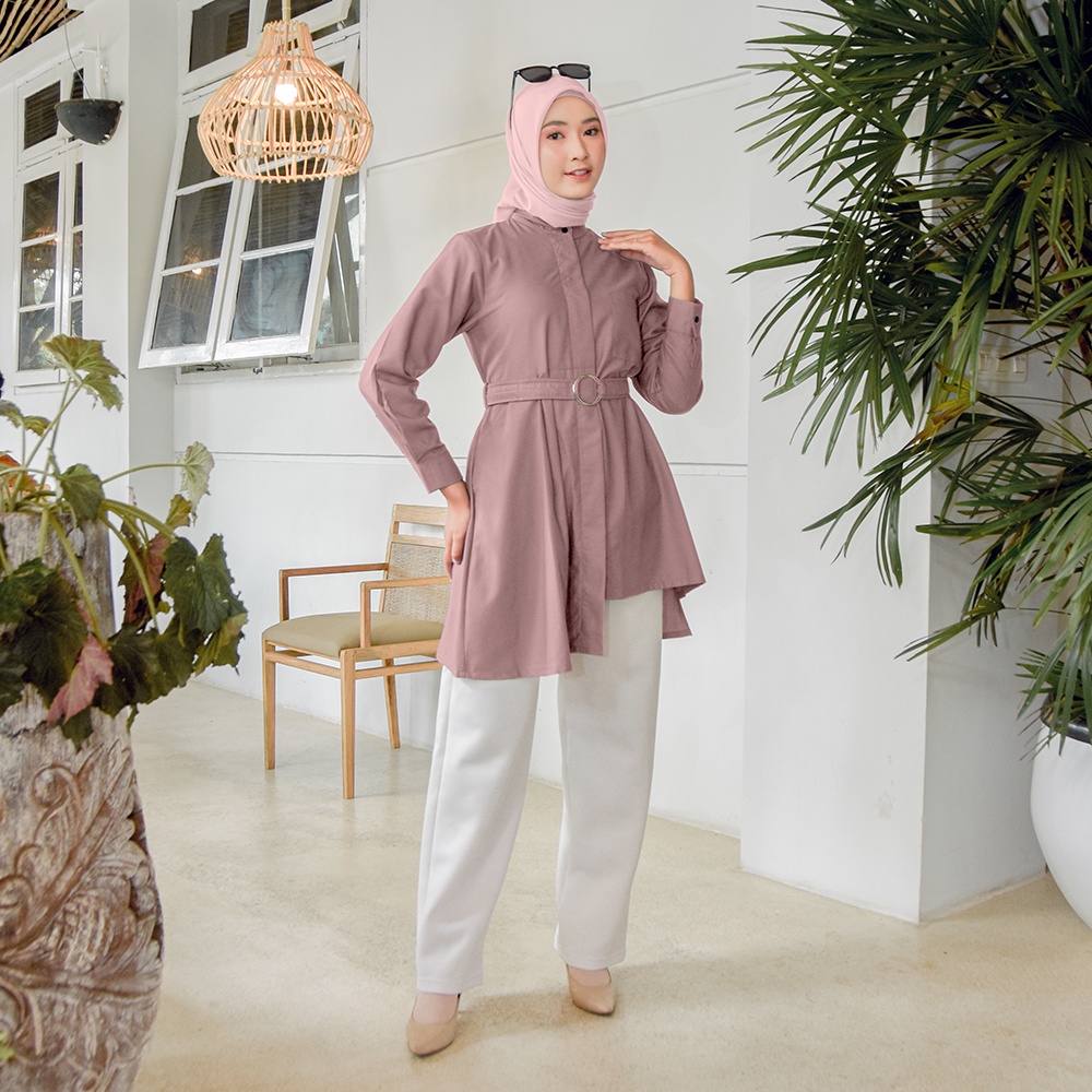 FREE GESPER Ring  NUCA Tunik - Pakaiana Wanita Terbaru by Hijab Mamah icis Sku 2