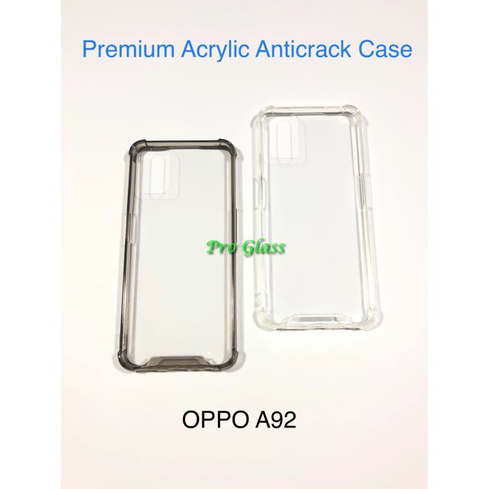 OPPO A92 Anticrack / Anti Crack / ACRYLIC Case Premium Quality