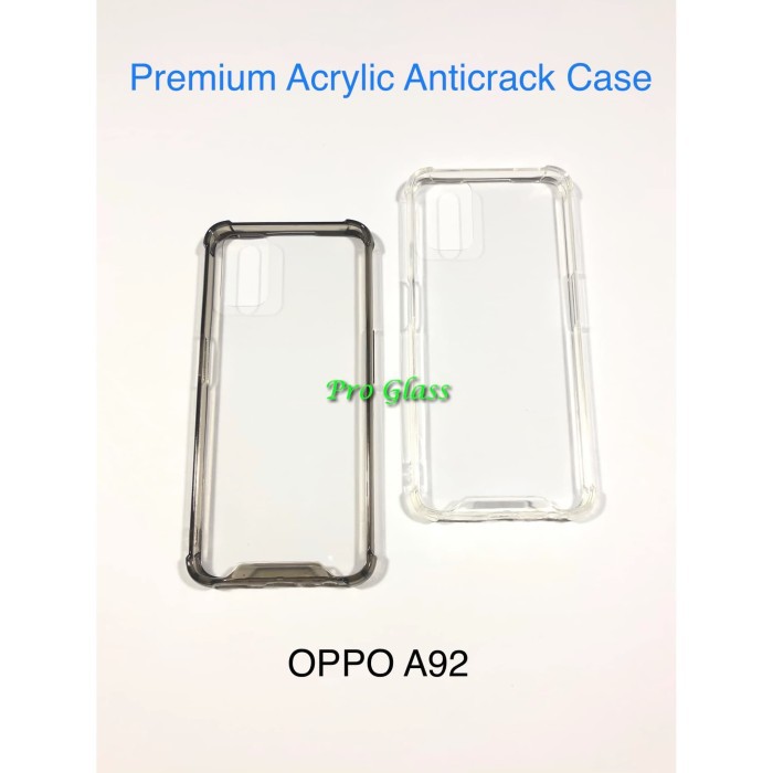 OPPO A92 Anticrack / Anti Crack / ACRYLIC Case Premium Quality