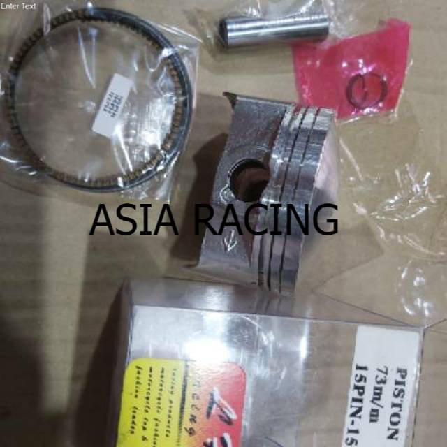 Piston LHk lhk 73 pen pin 15 mm plus ring