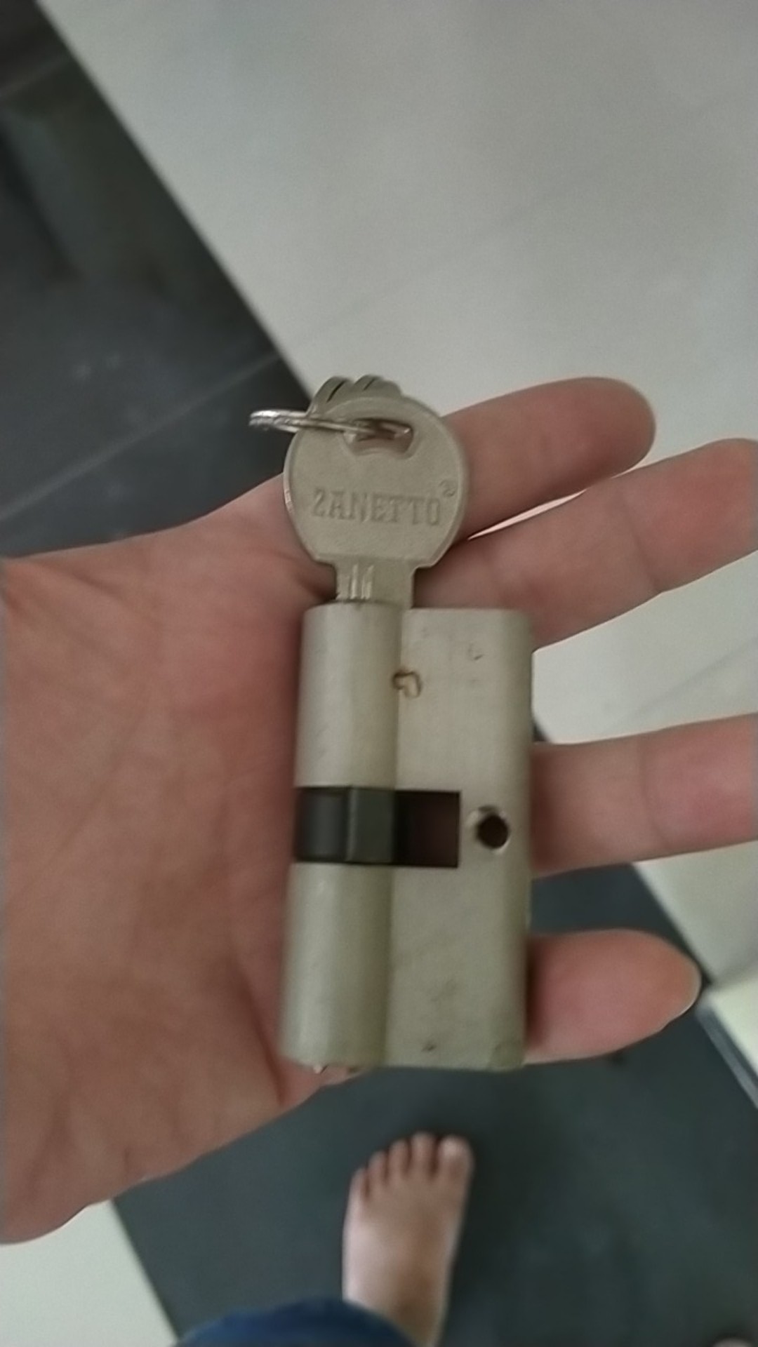 1 Set | Silinder Kunci Palazzo / Vpr Besar / Jantung Kuningan / Cylinder Press Door Lock Key