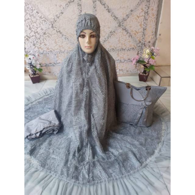 MUKENA BROCADE MUTIARA, Muken Mahar, Mukena Seserahan, Mukena Hantaran