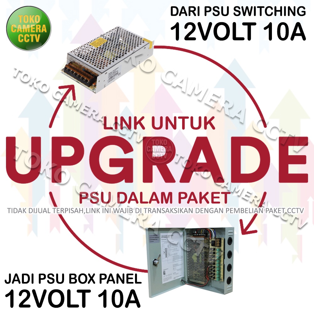 UPGRADE PSU SWITCHING 10A KE PSU BOX 12V 10A