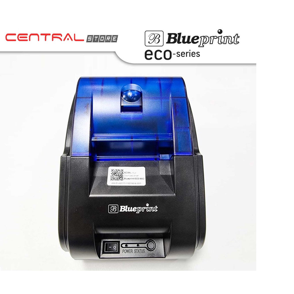 Printer Thermal Blueprint BP-ECO58D Cable USB Bluetooth USB RJ11 Kabel