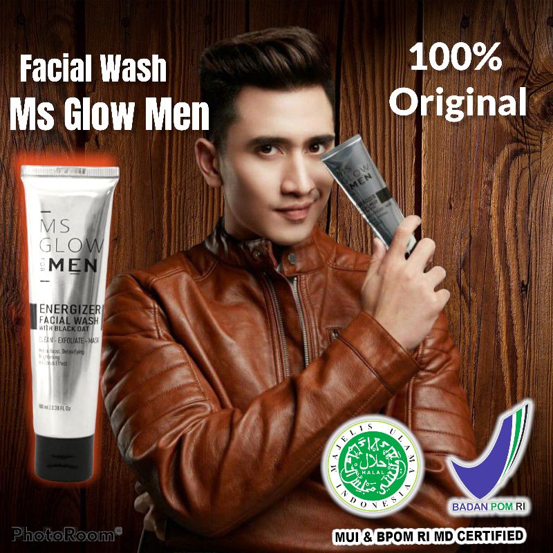 Ms glow for men facial wash/ ms glow facial wash/ ms glow Jakarta/ cuci muka pria/ ms glow men/
