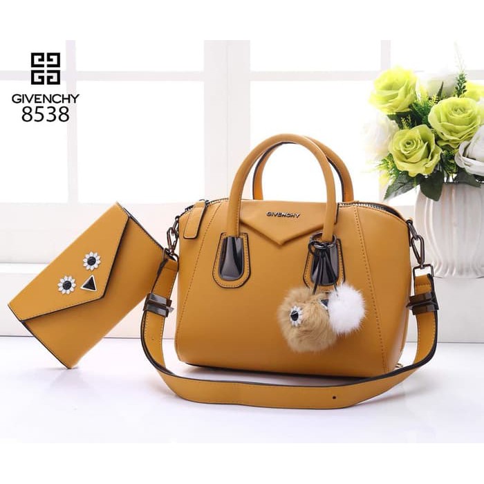 Tas givenchy import GV8538 set dengan pouch semi ori
