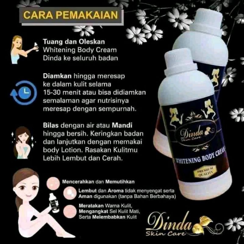 DINDA SKIN CARE WHAITENING BODY CREAM