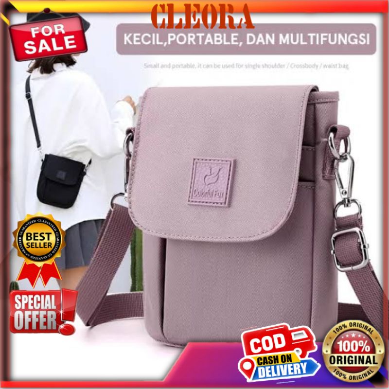 Tas Selempang Wanita COLORFUL FOX Sling Bag Wanita Waistbag Wanita Kekinian Import Ori  Branded Kere