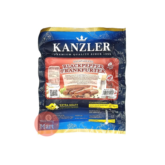 

Kanzler Blackpepper Frankfurter 300GR