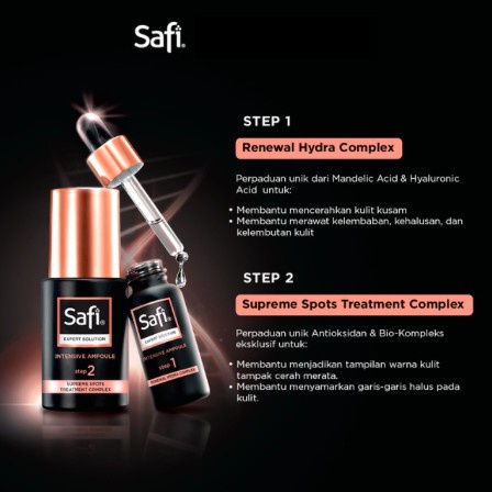 SAFI Expert Solutions Series | Bio Treatment Oil | Eye | Milk Drop Serum | Moisturizer | Intensive Ampoule