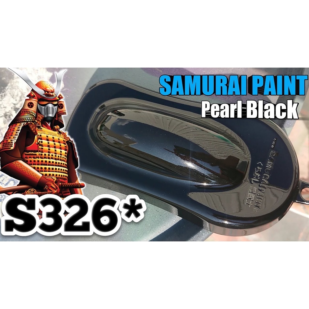 Samurai Paint Kurobushi Cat Semprot Pilox Pilok Warna Hitam Metalik / Pearl Black (S326*) 400ml