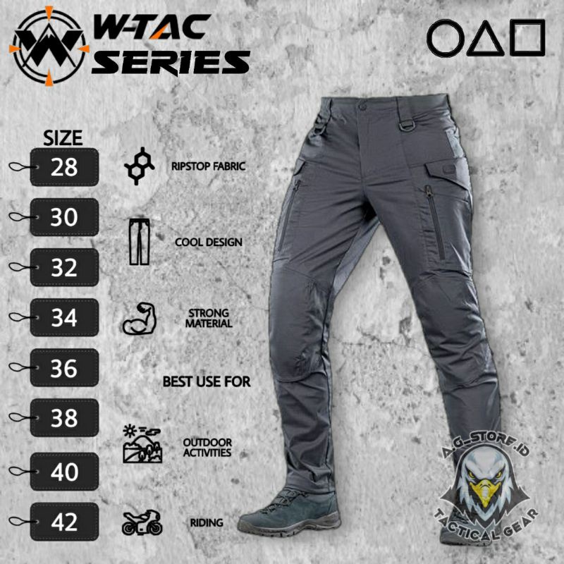 Celana tactical w tac / celana outdoor / celana cargo / PDL / celana panjang