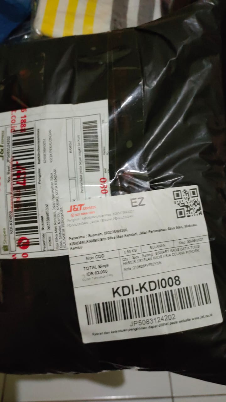 Bswart Kaos Batik Tulis Hrb026