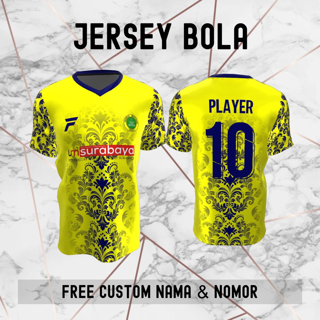 Jersey Batik PS Hizbul Wathan Klub Bola Baju Kaos Custom Nama dan Nomor Punggung - 1071