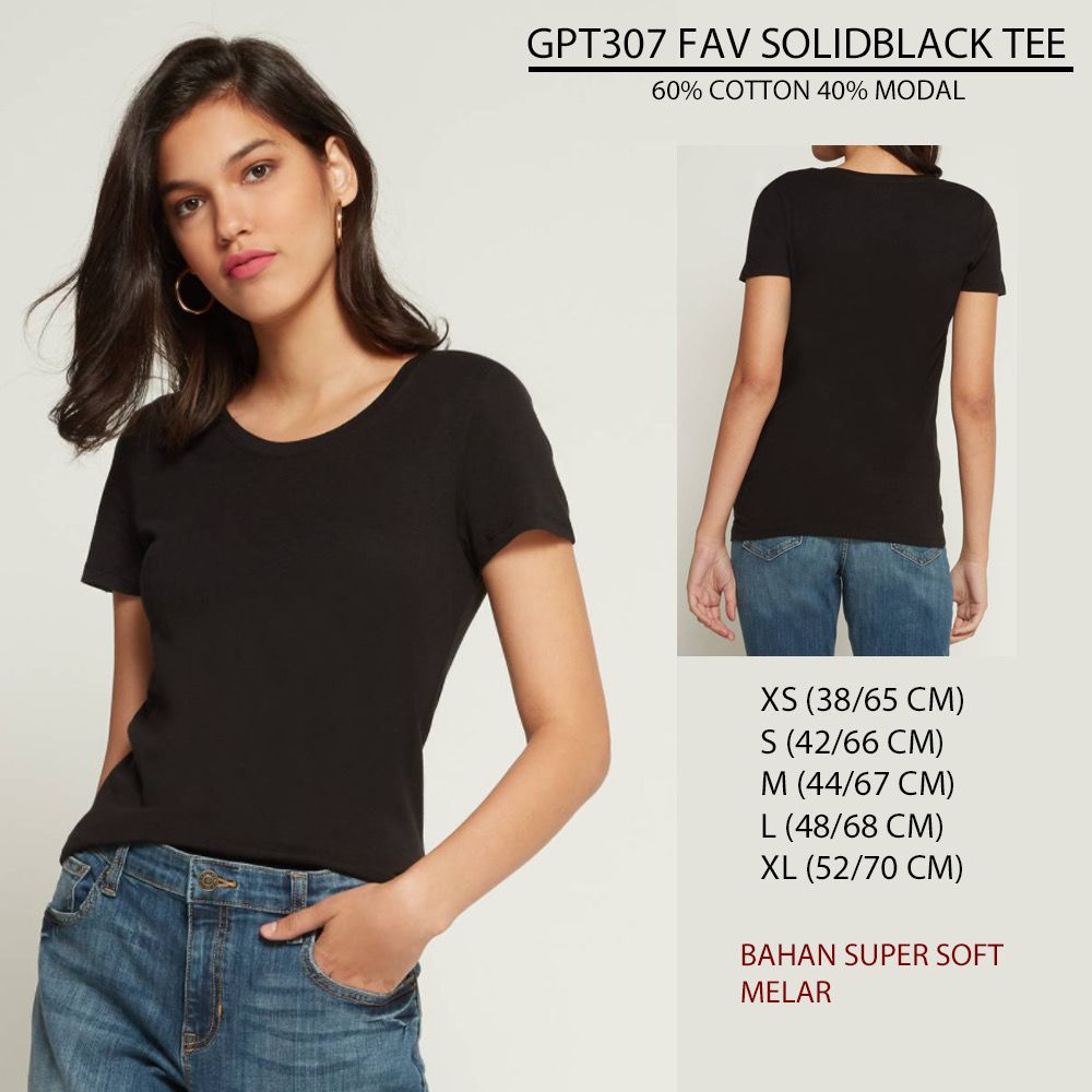 Atasan Kaos WanIta Lengan pendek (GPT307 GRAPHIC TEE)-3