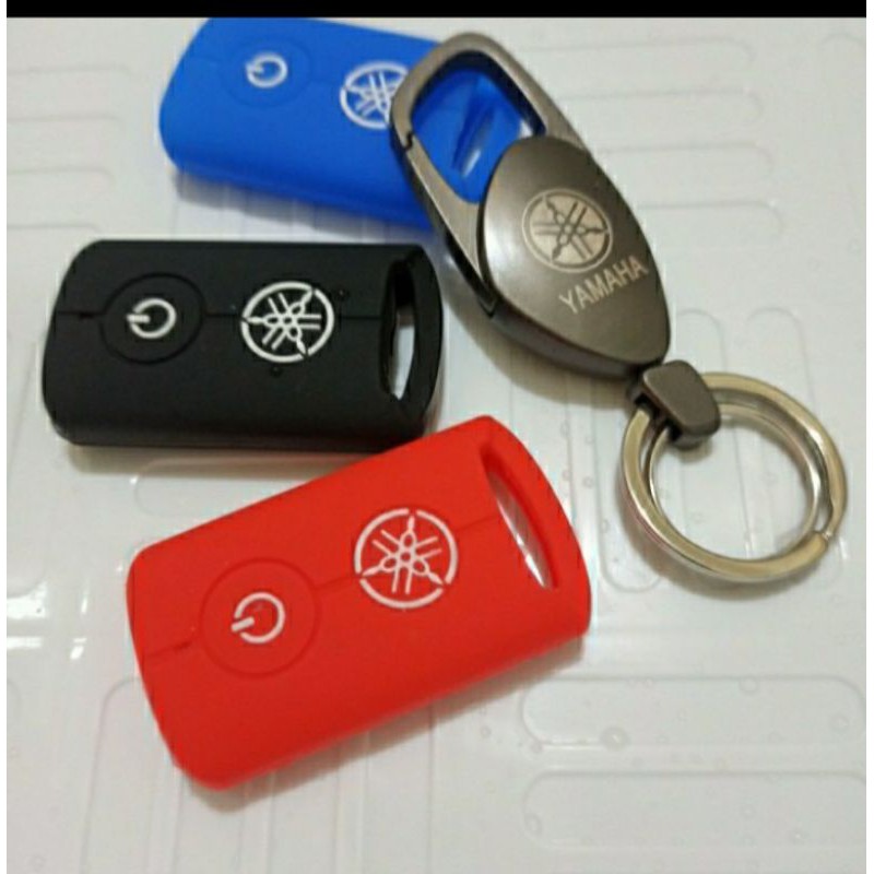 PAKET GANTUNGAN KUNCI DAN COVER REMOTE SILICONE NEW NMAX AEROX XMAX LEXI