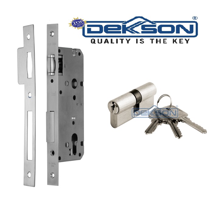 Set Kunci Pintu KAYU Dekkson 8485 Kunci Dekson Body Kunci Pelor