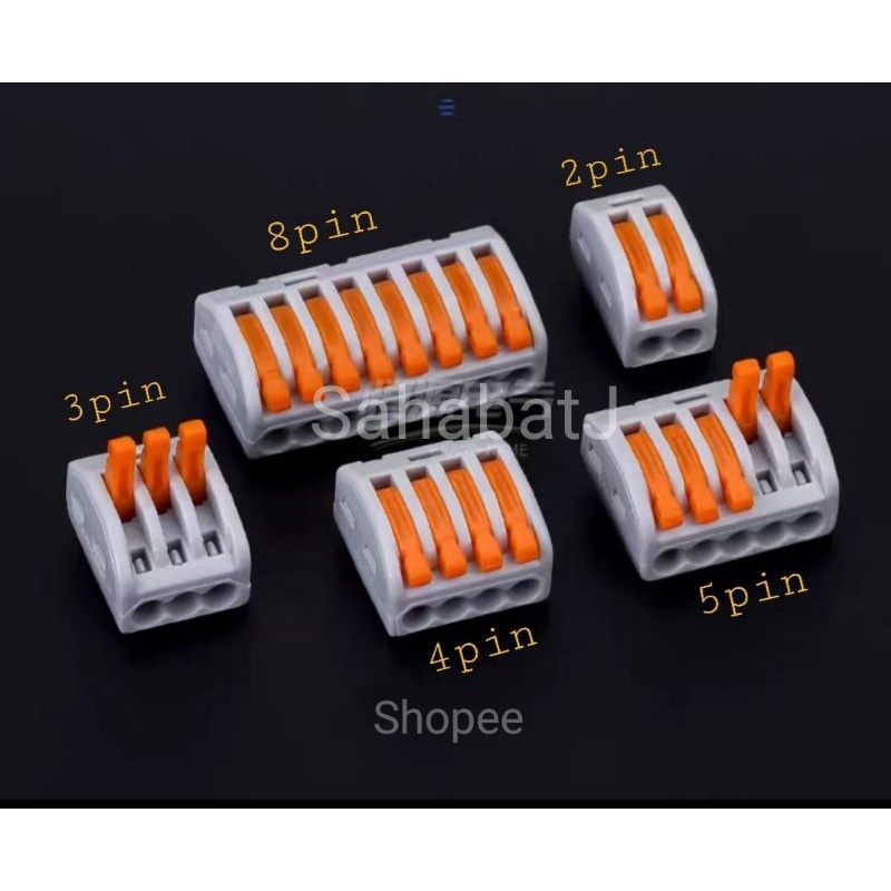Konektor Kabel wago PCT-2/3/4/5/8 pin / Universal Wire Connector Terminal