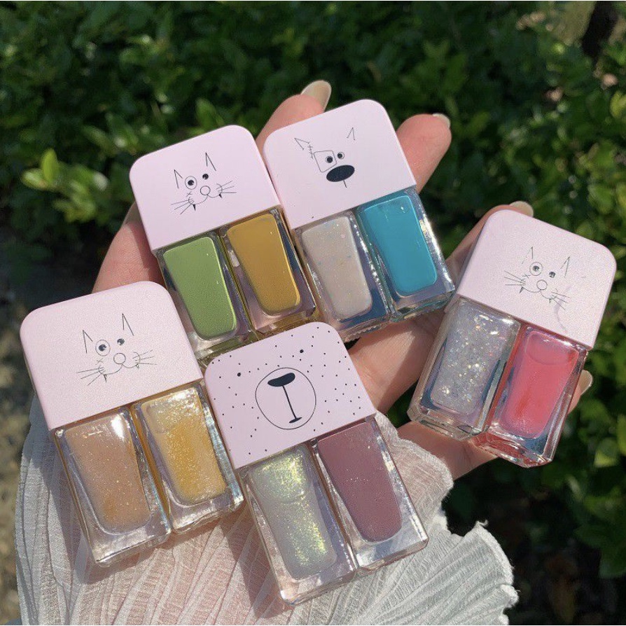 FEALI 2IN1 KUTEK HALAL KUTEKS 2 TONE KUTEK KOREA Cat Kuku muslimah Gel Nail polish