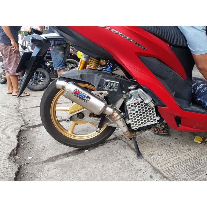 Knalpot WRC bebasan racing Trioval Wr-06 vario 125-150 old new