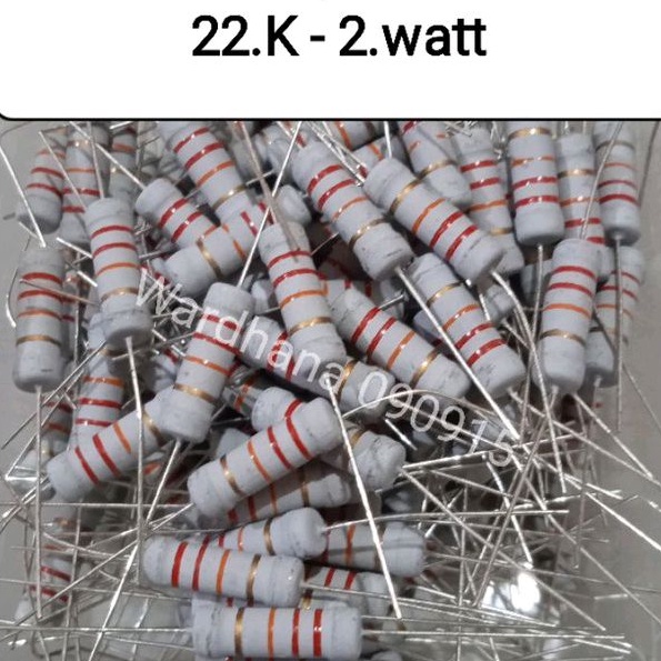 Resistor 22k 2 watt Resistor 22 Kilo ohm 2 watt