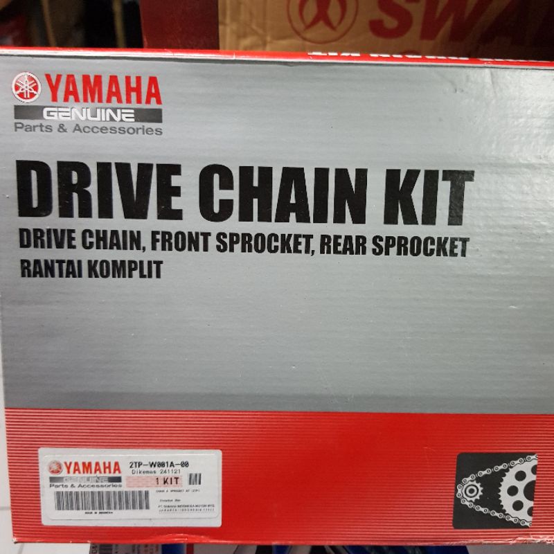 Gear Set Vixion New 2015-2016 Yamaha Original 2TP-W001A-00