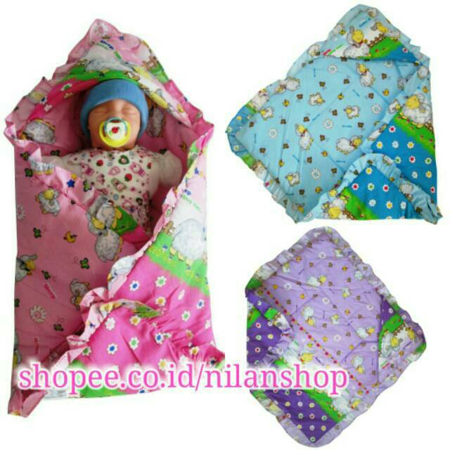 Selimut Bayi murah / dilengkapi penutup kepala bayi