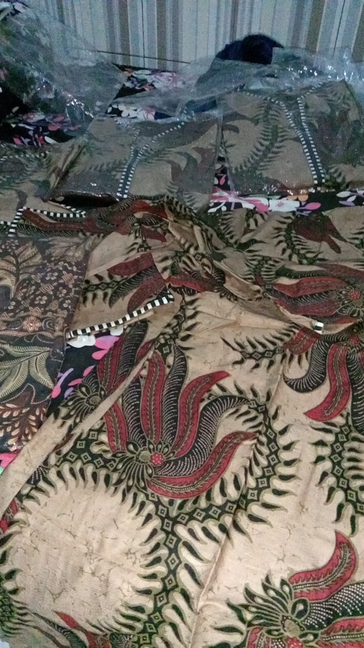 Batik Wanita Atasan Batik Ziper M L Xl Xxl Batik Kantor Keren Banget