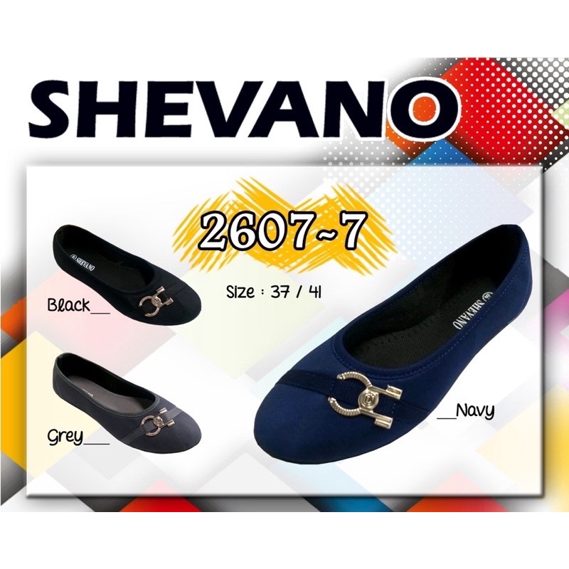 CUCI GUDANG SEPATU FLATSHOES KEKINIAN BEST SELLER SHEVANO 2607-7 DAN SHEVANO 2607 BJ-4 DAN SHEVANO 2607-5 ( KNS )